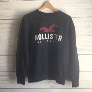 💕2/$20💕 Hollister Navy Pullover